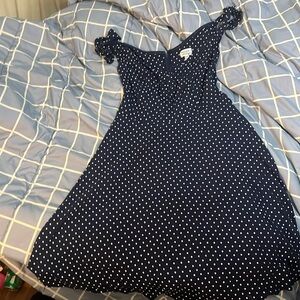 Polka dot unique vintage dress